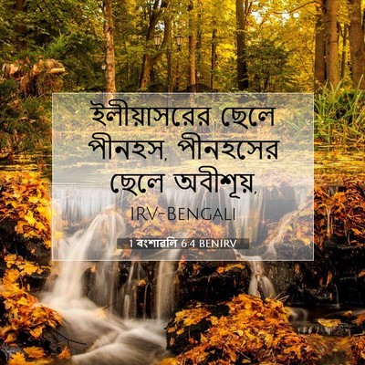 Picture 07 - 1 বংশাৱলি 6:4 BENIRV - ইলীয়াসরের ছেলে - Bible Verse Picture
