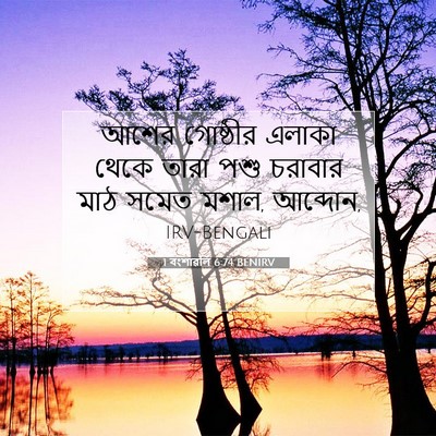 Picture 07 - 1 বংশাৱলি 6:74 BENIRV - আশের গোষ্ঠীর - Bible Verse Picture