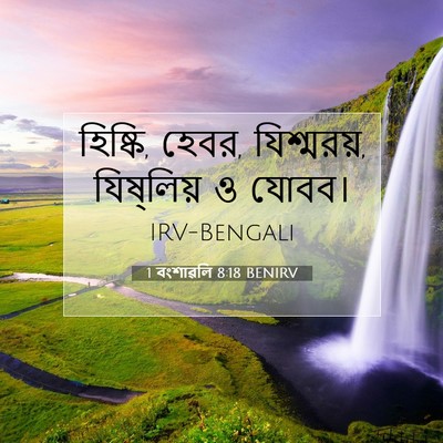 Picture 07 - 1 বংশাৱলি 8:18 BENIRV - হিষ্কি, হেবর, - Bible Verse Picture