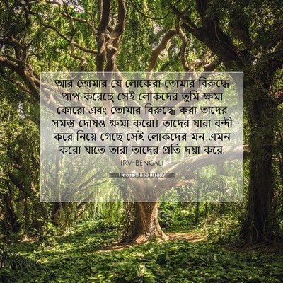 Picture 07 - 1 ৰাজাৱলী 8:50 BENIRV - আর তোমার যে লোকেরা - Bible Verse Picture