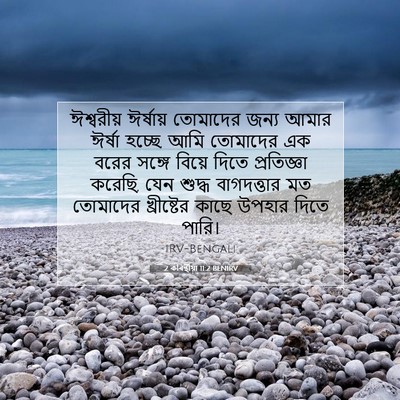 Picture 07 - 2 কৰিন্থীয়া 11:2 BENIRV - ঈশ্বরীয় ঈর্ষায় - Bible Verse Picture