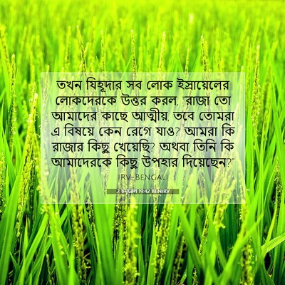 Picture 07 - 2 চমূৱেল 19:42 BENIRV - তখন যিহূদার সব লোক - Bible Verse Picture