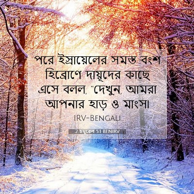 Picture 07 - 2 চমূৱেল 5:1 BENIRV - পরে ইস্রায়েলের - Bible Verse Picture