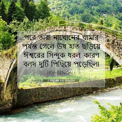 Picture 07 - 2 চমূৱেল 6:6 BENIRV - পরে তারা নাখোনের - Bible Verse Picture