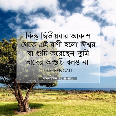 Picture 07 - पশিষ্যচরিত 11:9 BENIRV - কিন্তু - Bible Verse Picture