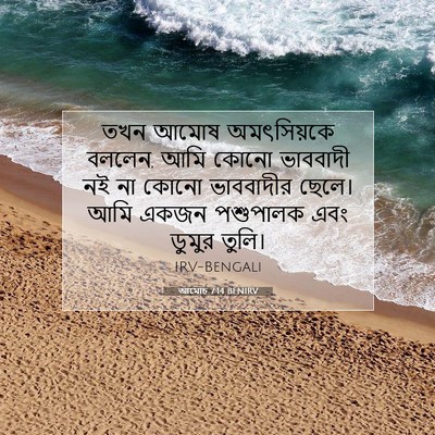 Picture 07 - আমোচ 7:14 BENIRV - তখন আমোষ - Bible Verse Picture