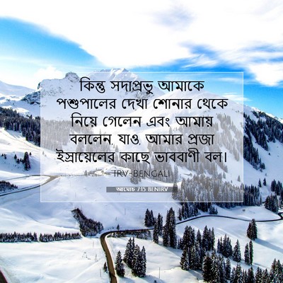 Picture 07 - আমোচ 7:15 BENIRV - কিন্তু সদাপ্রভু - Bible Verse Picture