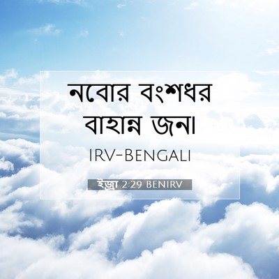 Picture 07 - ইজ্ৰা 2:29 BENIRV - নবোর বংশধর - Bible Verse Picture