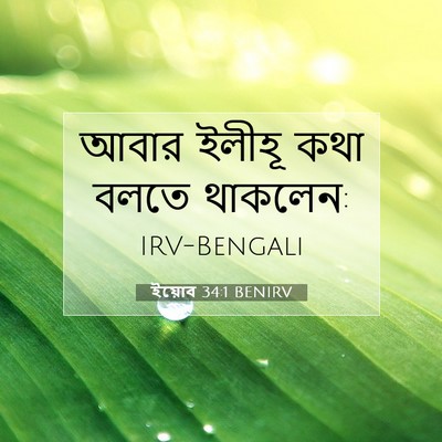 Picture 07 - ইয়োব 34:1 BENIRV - আবার ইলীহূ কথা - Bible Verse Picture