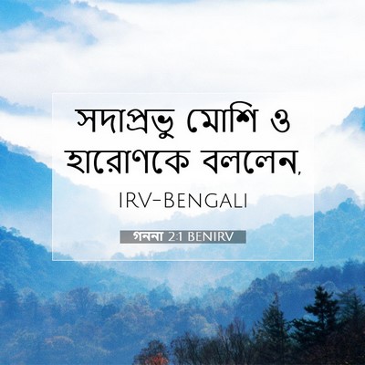 Picture 07 - গননা 2:1 BENIRV - সদাপ্রভু মোশি ও - Bible Verse Picture