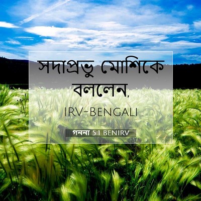 Picture 07 - গননা 5:1 BENIRV - সদাপ্রভু মোশিকে - Bible Verse Picture