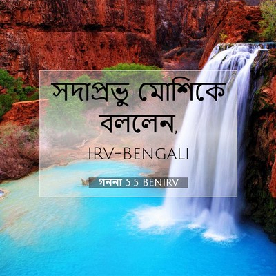 Picture 07 - গননা 5:5 BENIRV - সদাপ্রভু মোশিকে - Bible Verse Picture