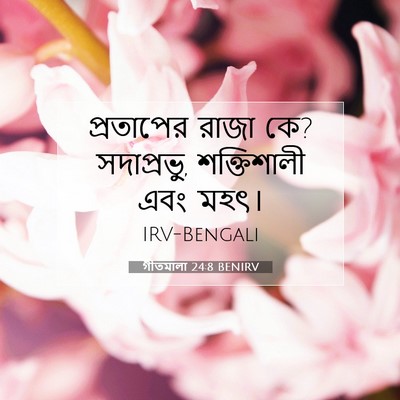 Picture 07 - গীতমালা 24:8 BENIRV - প্রতাপের রাজা কে? - Bible Verse Picture
