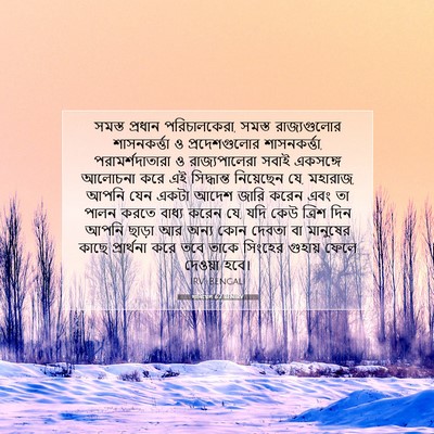 Picture 07 - দানিয়েল 6:7 BENIRV - সমস্ত প্রধান - Bible Verse Picture