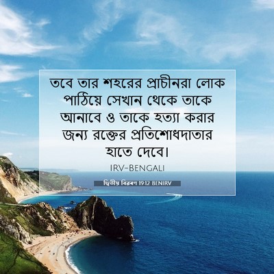 Picture 07 - দ্বিতীয় বিৱৰণ 19:12 BENIRV - তবে তার শহরের - Bible Verse Picture