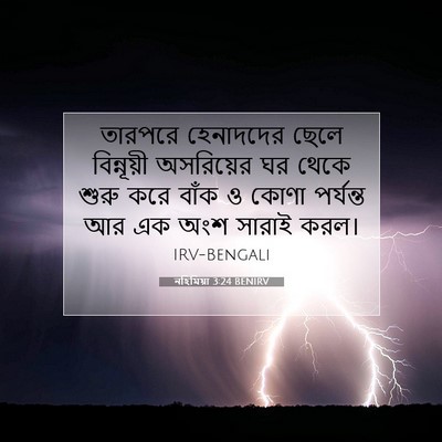 Picture 07 - নহিমিয়া 3:24 BENIRV - তারপরে হেনাদদের - Bible Verse Picture