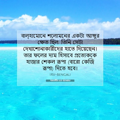 Picture 07 - পৰমগীত 8:11 BENIRV - বাল্‌হামোনে - Bible Verse Picture