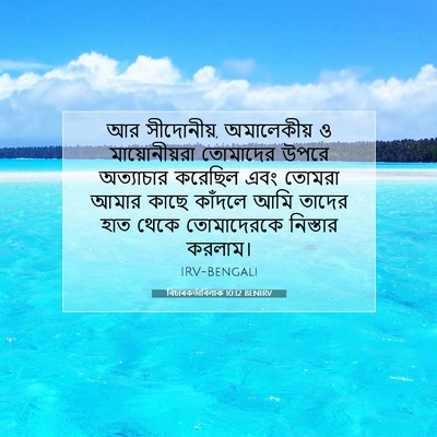 Picture 07 - বিচাৰকর্তাবিলাক 10:12 BENIRV - আর সীদোনীয়, - Bible Verse Picture