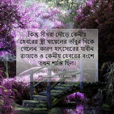 Picture 07 - বিচাৰকর্তাবিলাক 4:17 BENIRV - কিন্তু সীষরা - Bible Verse Picture