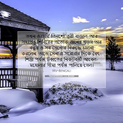 Picture 07 - বিচাৰকর্তাবিলাক 7:22 BENIRV - তখন ওরা ঐ তিনশো - Bible Verse Picture