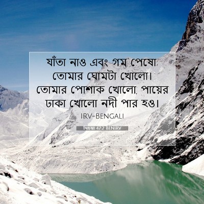 Picture 07 - যিচয়া 47:2 BENIRV - যাঁতা নাও এবং গম - Bible Verse Picture