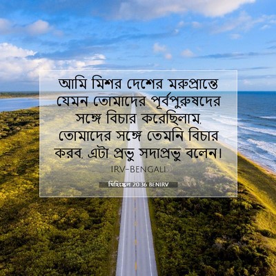 Picture 07 - যিহিষ্কেল 20:36 BENIRV - আমি মিশর দেশের - Bible Verse Picture