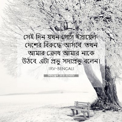 Picture 07 - যিহিষ্কেল 38:18 BENIRV - সেই দিন যখন গোগ - Bible Verse Picture