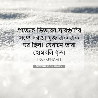 Picture 07 - যিহিষ্কেল 40:38 BENIRV - প্রত্যেক ভিতরের - Bible Verse Picture