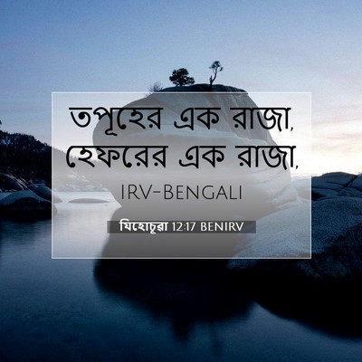 Picture 07 - যিহোচূৱা 12:17 BENIRV - তপূহের এক রাজা, - Bible Verse Picture