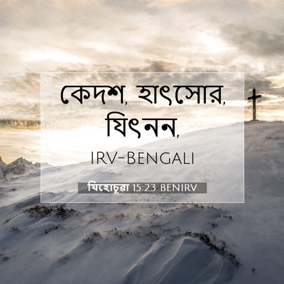 Picture 07 - যিহোচূৱা 15:23 BENIRV - কেদশ, হাৎসোর, - Bible Verse Picture