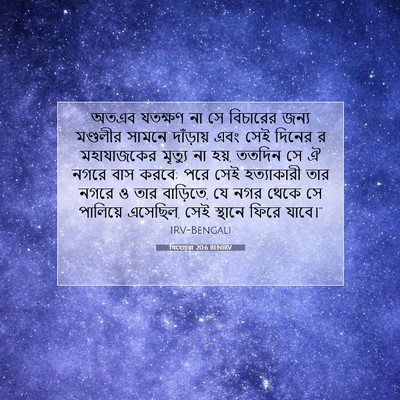 Picture 07 - যিহোচূৱা 20:6 BENIRV - অতএব যতক্ষণ না সে - Bible Verse Picture