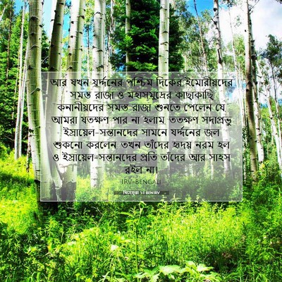 Picture 07 - যিহোচূৱা 5:1 BENIRV - আর যখন যর্দ্দনের - Bible Verse Picture