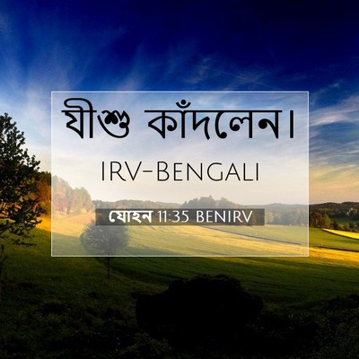 Picture 07 - যোহন 11:35 BENIRV - যীশু - Bible Verse Picture