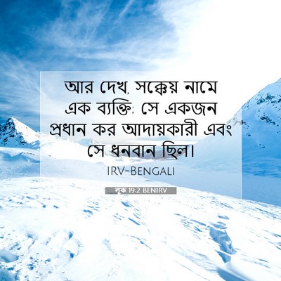 Picture 07 - লূক 19:2 BENIRV - আর দেখ, সক্কেয় - Bible Verse Picture