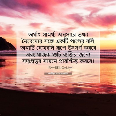 Picture 07 - লেবীয়া 14:31 BENIRV - অর্থাৎ সামর্থ্য - Bible Verse Picture