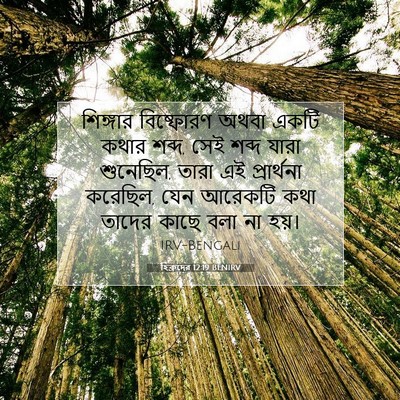 Picture 07 - হিব্রুদের 12:19 BENIRV - শিঙ্গার বিষ্ফোরণ - Bible Verse Picture