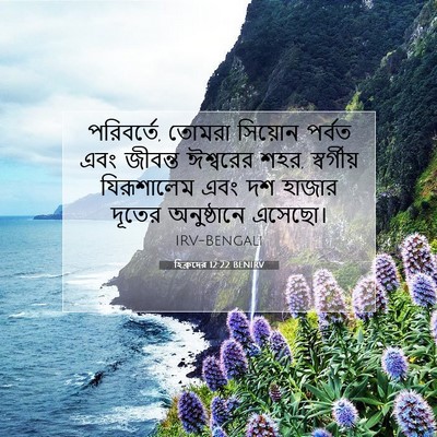 Picture 07 - হিব্রুদের 12:22 BENIRV - পরিবর্তে, তোমরা - Bible Verse Picture