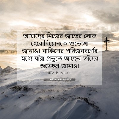 Picture 07 - ৰোমীয়া 16:11 BENIRV - আমাদের নিজের - Bible Verse Picture