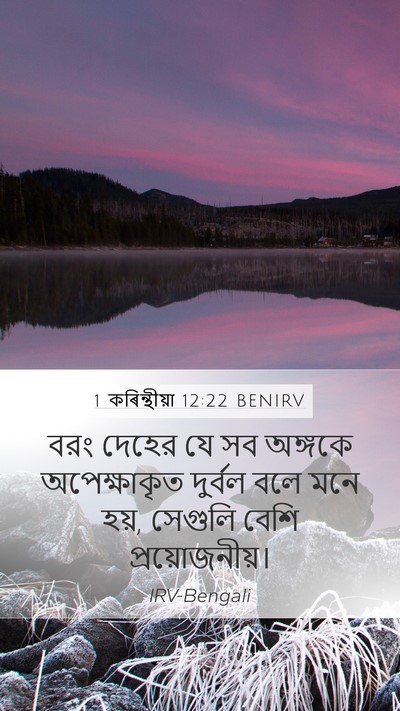 1 কৰিন্থীয়া 12:22 BENIRV Mobile Phone Wallpaper - বরং দেহের যে সব - Mobile Bible Verse Wallpaper