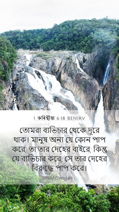 1 কৰিন্থীয়া 6:18 BENIRV Bible Verse Image