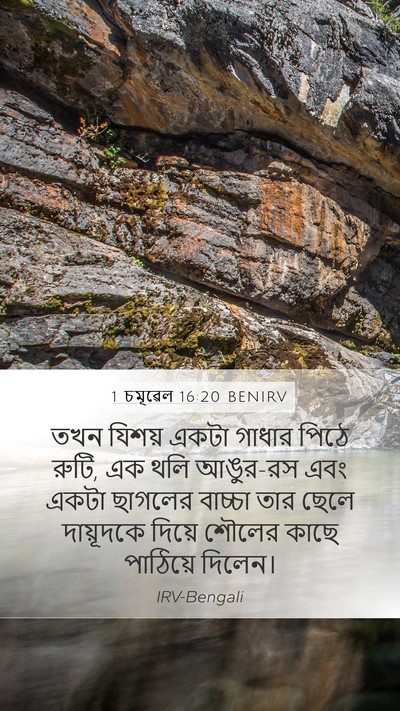 1 চমূৱেল 16:20 BENIRV Bible Verse Image