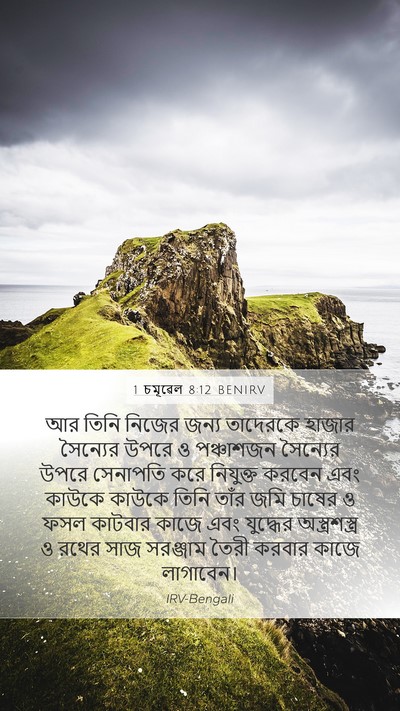 1 চমূৱেল 8:12 BENIRV Bible Verse Image