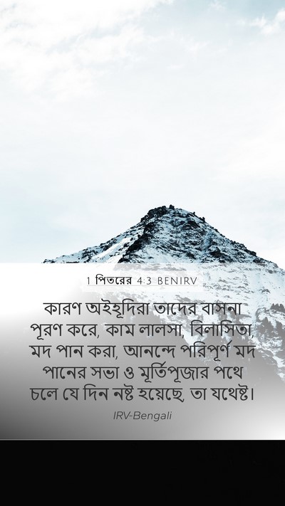 1 পিতরের 4:3 BENIRV Bible Verse Image