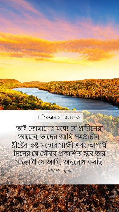 1 পিতরের 5:1 BENIRV Bible Verse Image