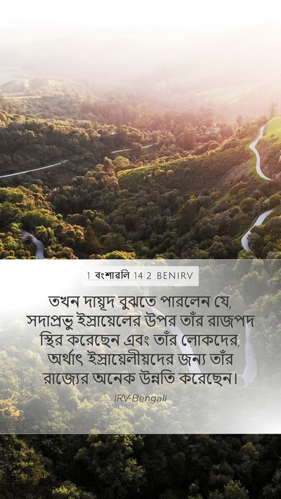 1 বংশাৱলি 14:2 BENIRV Bible Verse Image