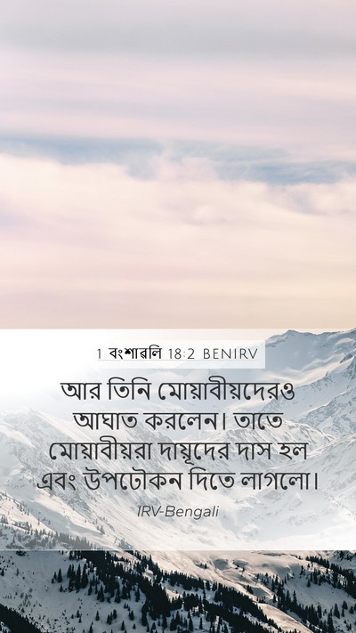 1 বংশাৱলি 18:2 BENIRV Bible Verse Image