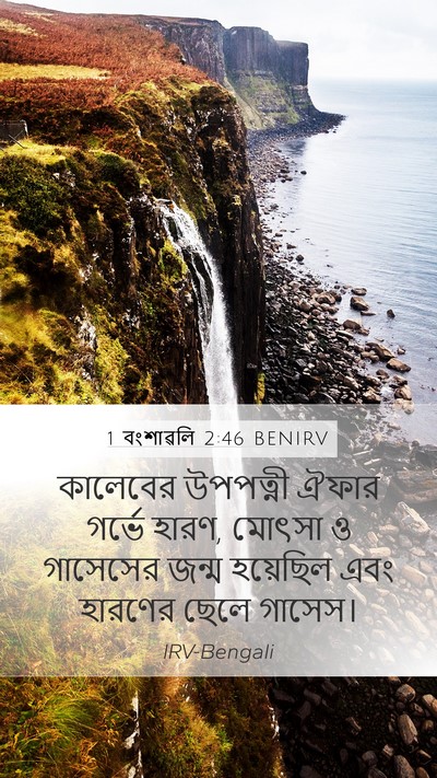 1 বংশাৱলি 2:46 BENIRV Bible Verse Image