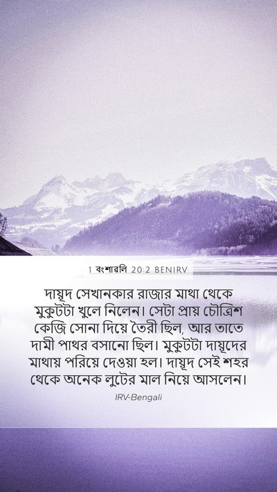 1 বংশাৱলি 20:2 BENIRV Bible Verse Image