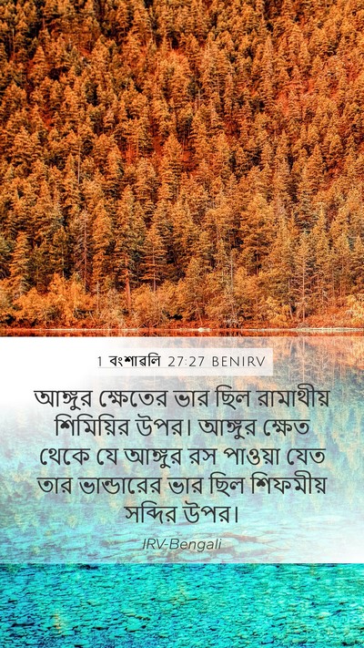 1 বংশাৱলি 27:27 BENIRV Bible Verse Image
