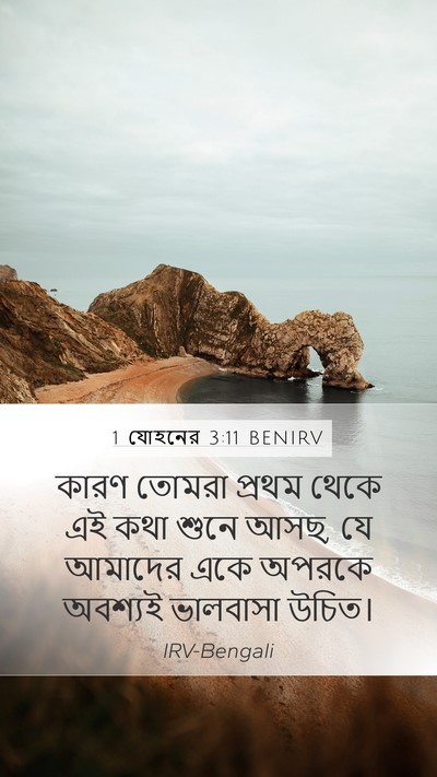 1 যোহনের 3:11 BENIRV Bible Verse Image